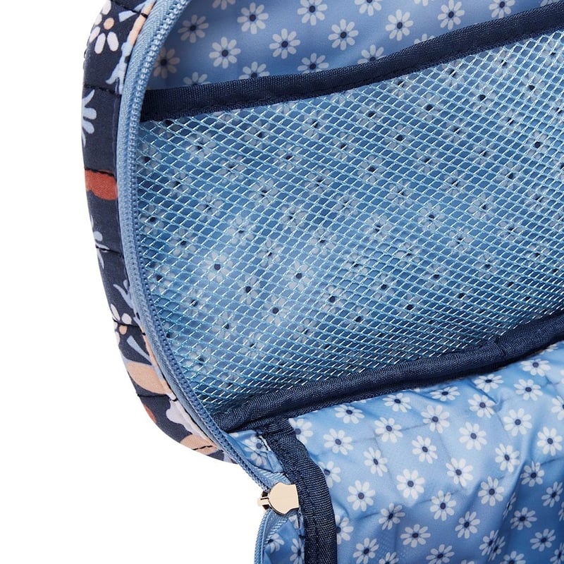 Welcome Home Navy Cosmetic Bags 