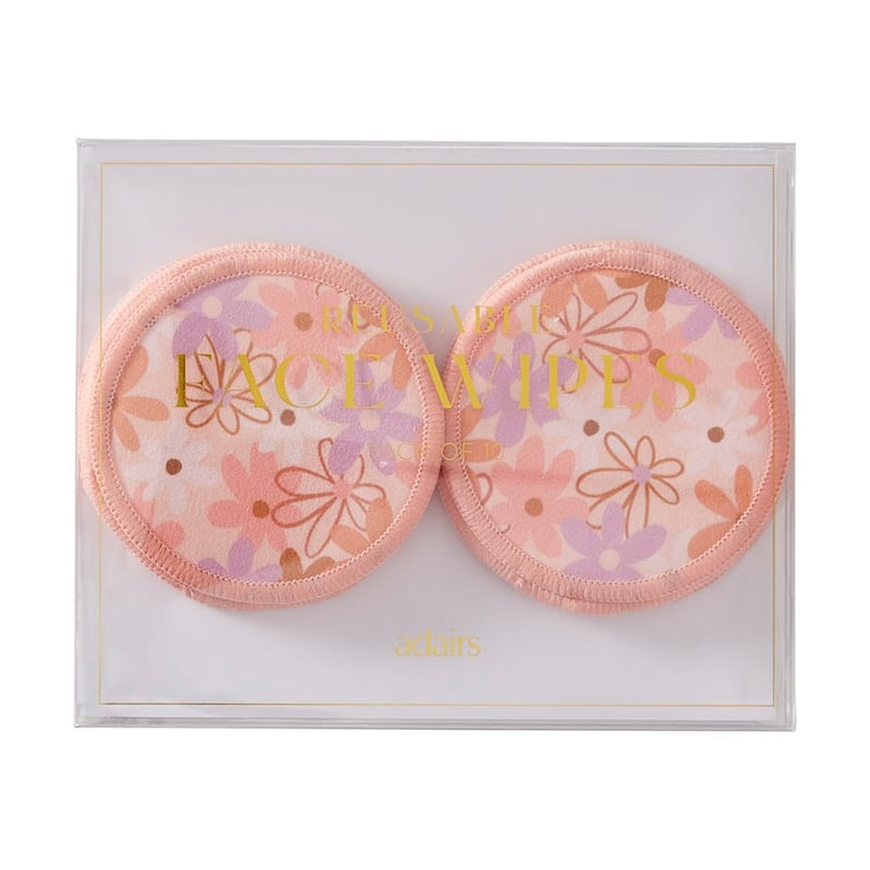 Reusable Floral 10 Pack Face Wipes