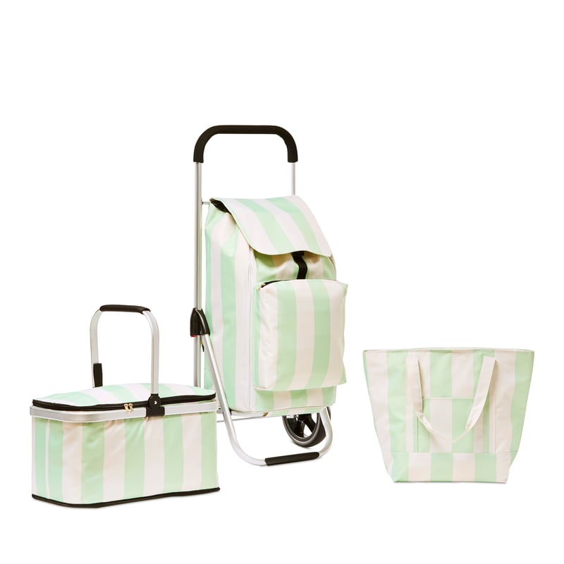 Capri Green Stripe Shopping Collection