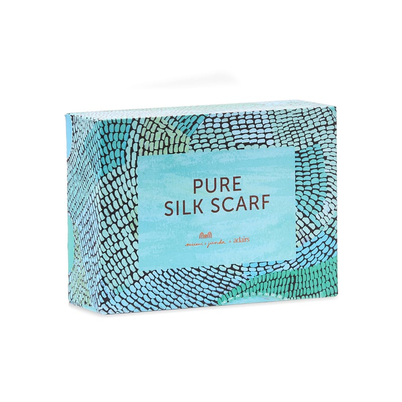 Miimi + Jiinda Lowanna Aqua Silk Scarf