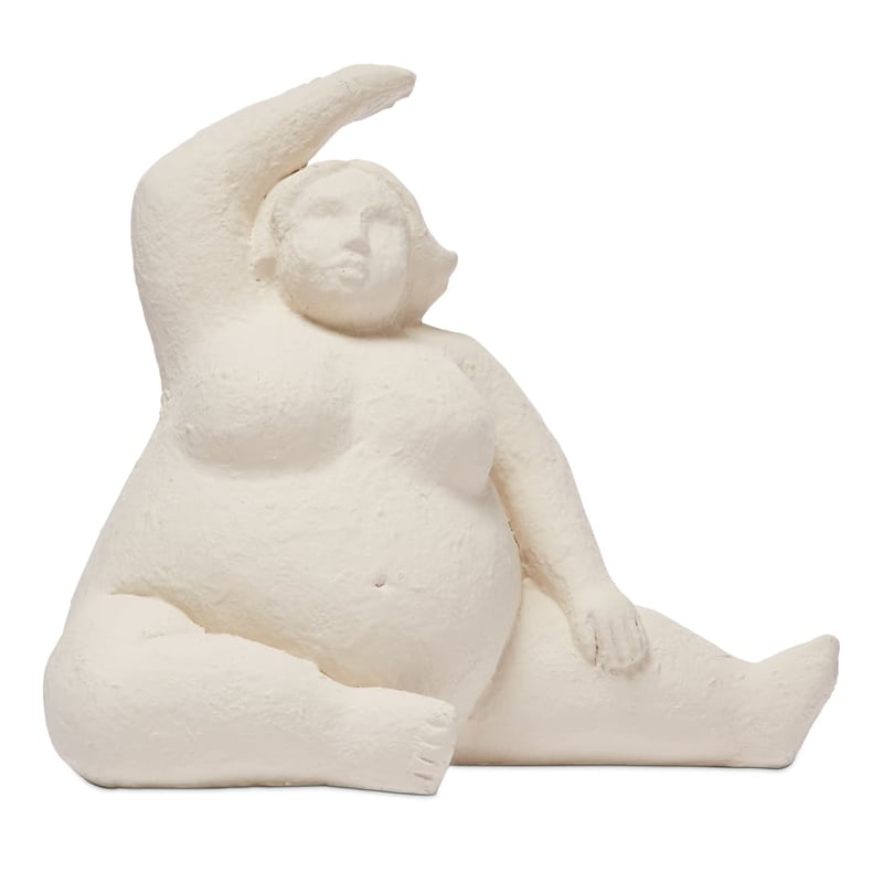 Yoga Romulus White Stretch Statue