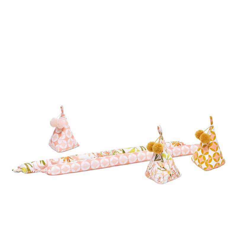 Golden Sky Geo Pink Door Stop