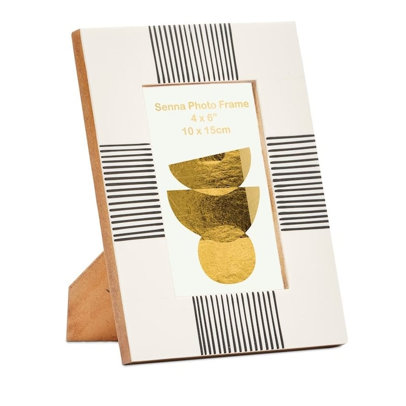 Senna Black Check Frame