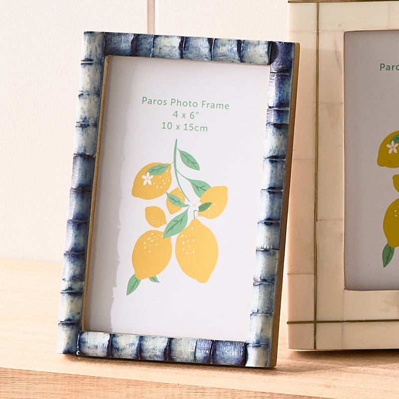 Paros Blue Photo Frame 