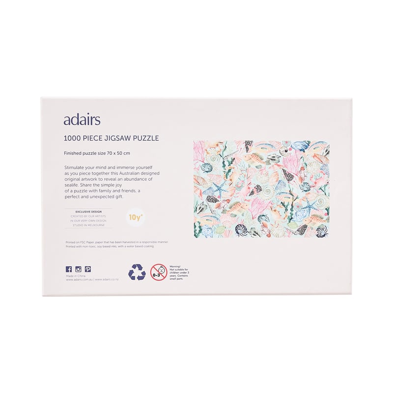 1000 Piece Seashells Jigsaw Puzzle