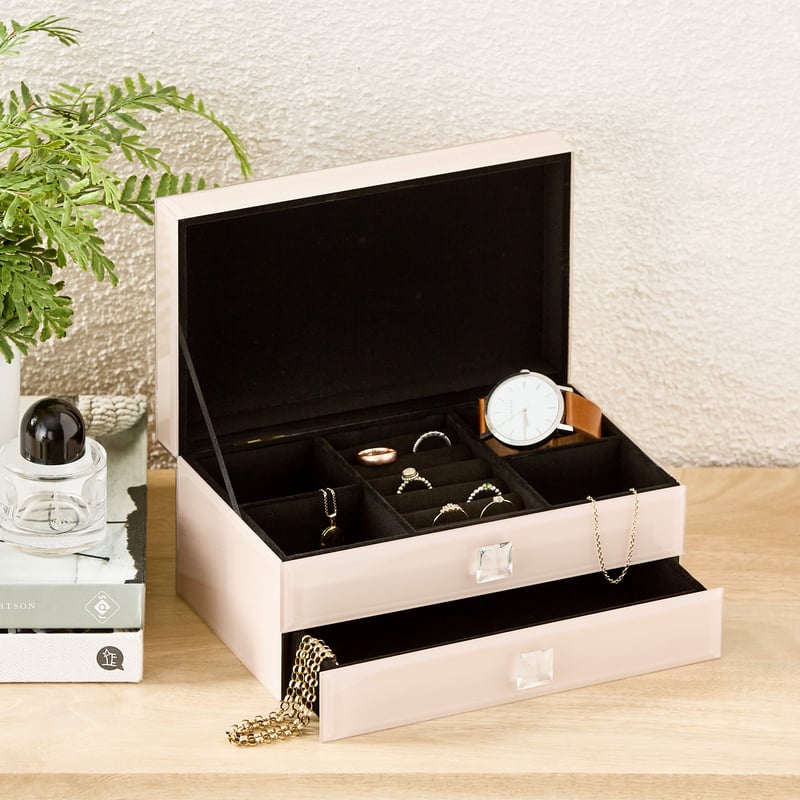 Verona Light Pink Jewellery Box