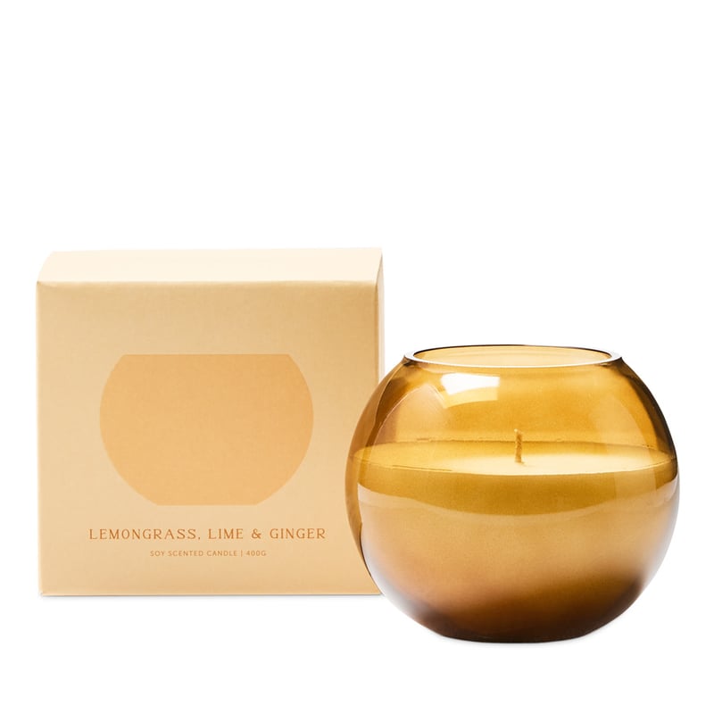 Sphere Lemongrass, Lime & Ginger Candle 400g