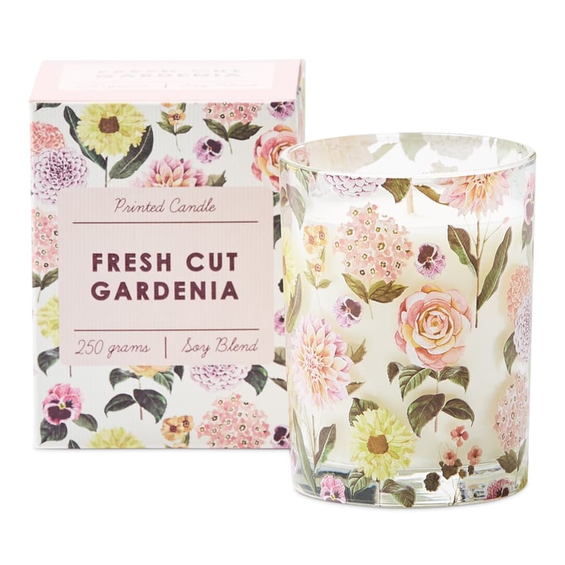 Botanist Fresh Cut Gardenia Printed Candle 250g