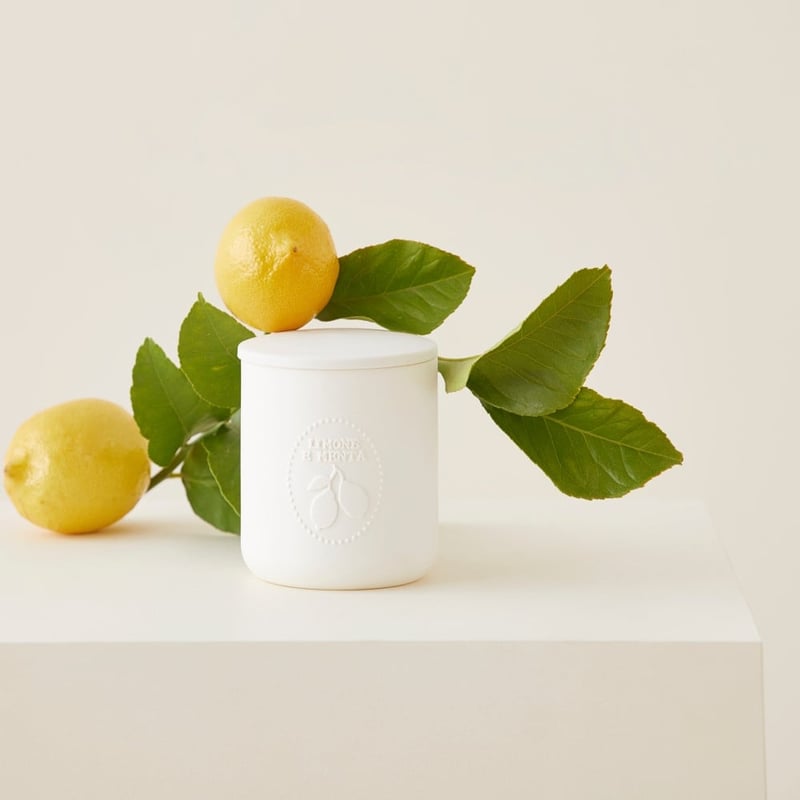 Cooks Lemone E Menta Candle 350g