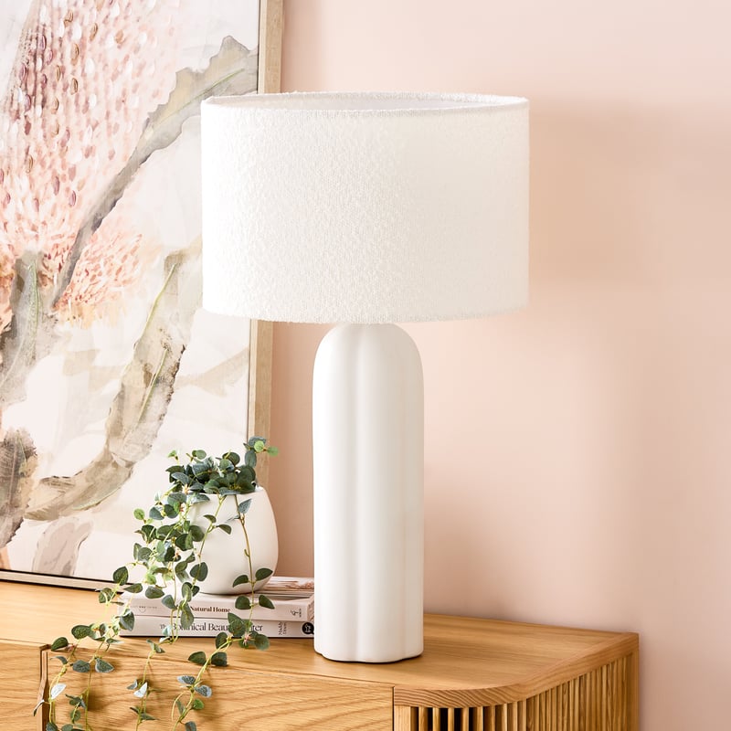 Bardot White Table Light