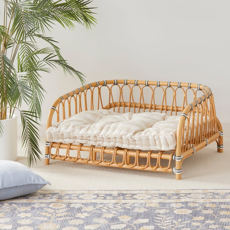 Oasis Natural Check Pet Bed Cushion