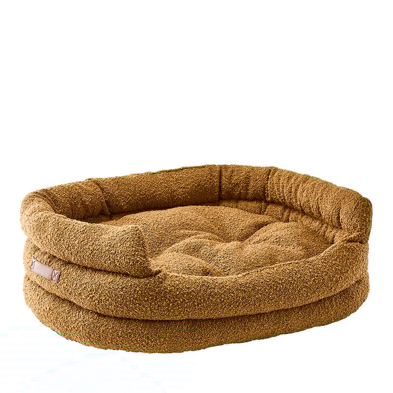 Ziggy Cedar Boucle Pet Bed