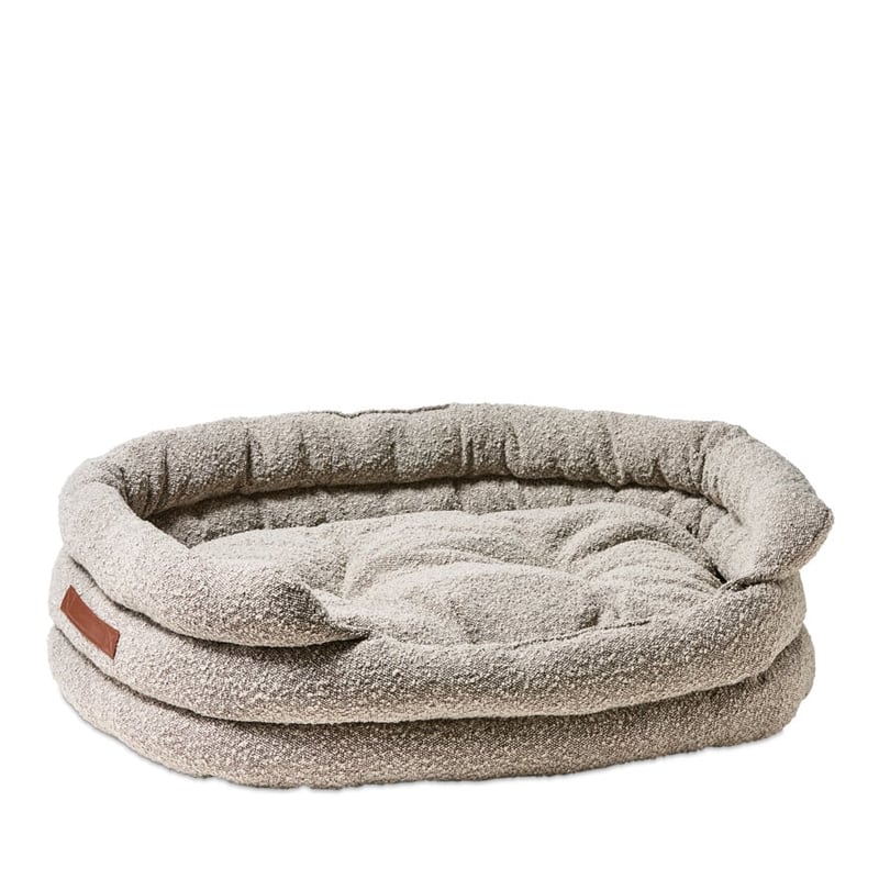 Ziggy Corduroy Dove Boucle Pet Bed