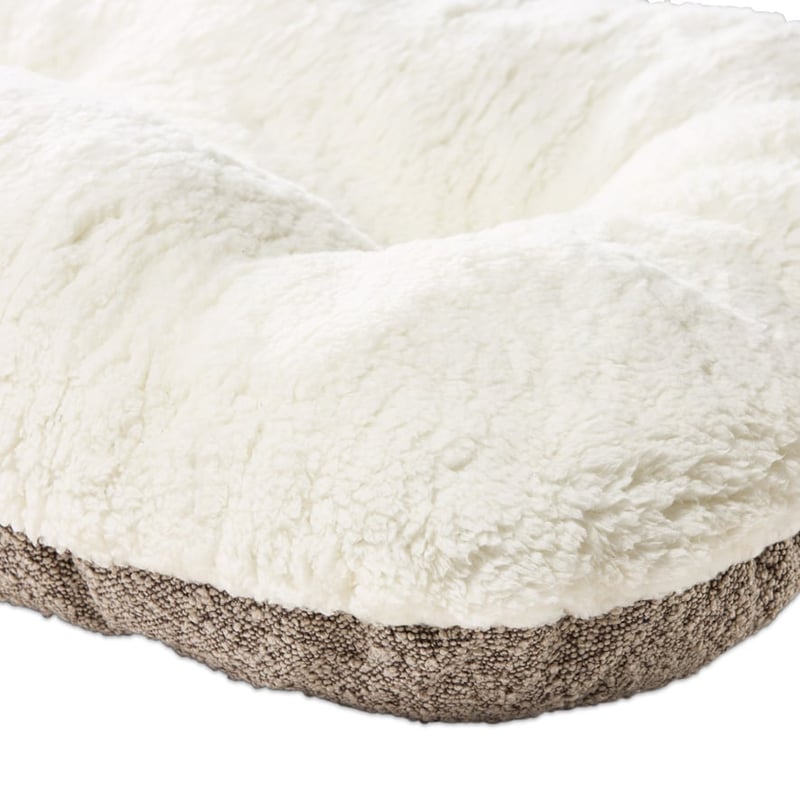 Ziggy Corduroy Dove Boucle Pet Bed