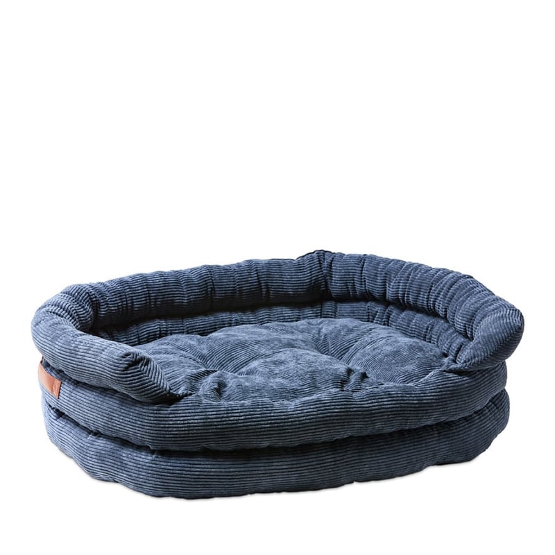 Ziggy Corduroy Navy Pet Bed