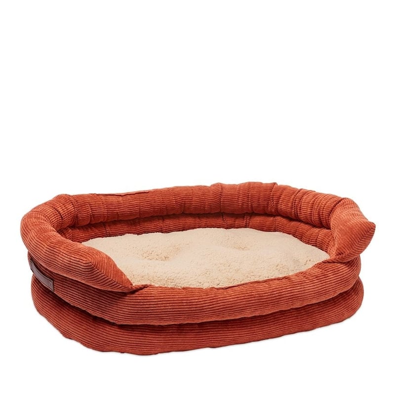 Ziggy Rust Corduroy Pet Bed