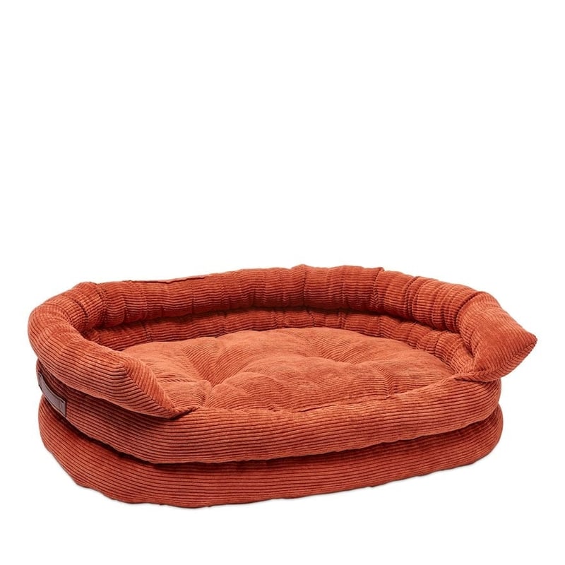 Ziggy Rust Corduroy Pet Bed