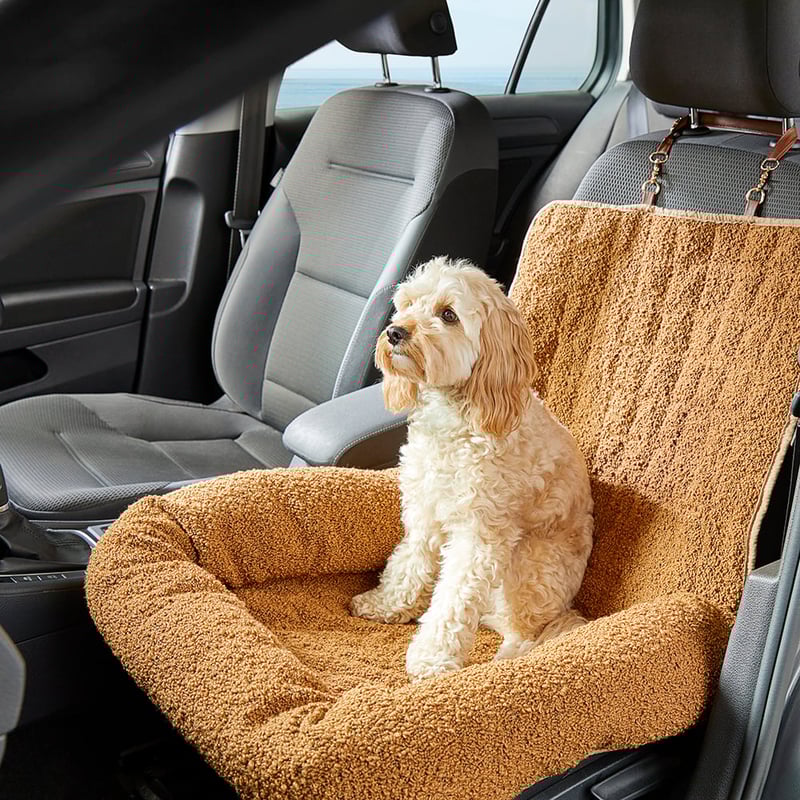 Maisy Cedar Boucle Fold-Out Pet Bed