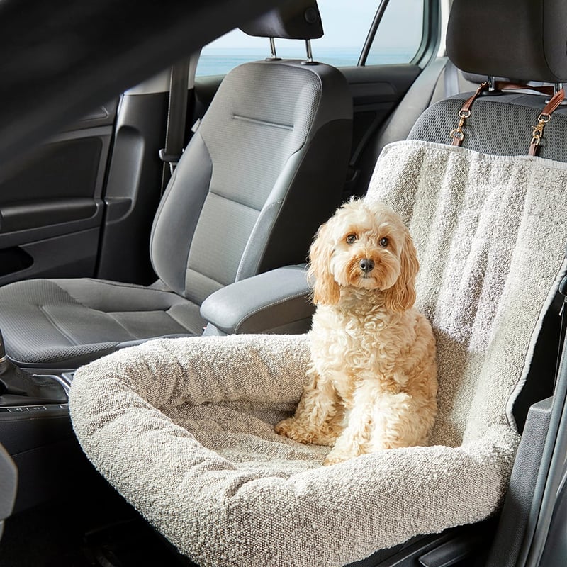 Maisy Dove Boucle Fold-Out Pet Bed