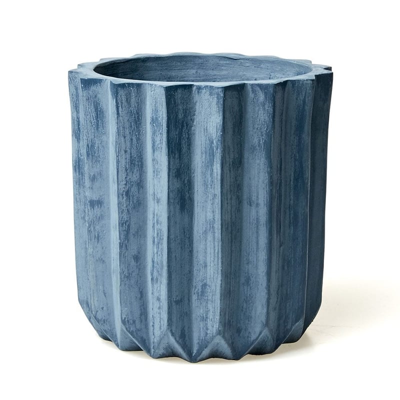 Fluted Pot Denim