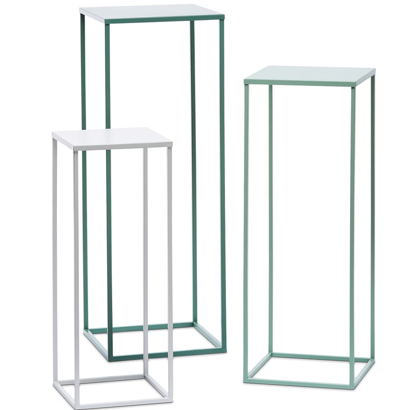 Carlos Sea Foam Plant Stand