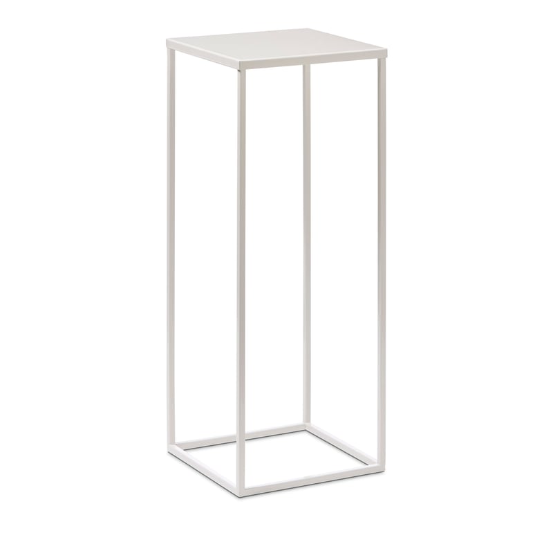 Carlos White Gloss Plant Stand