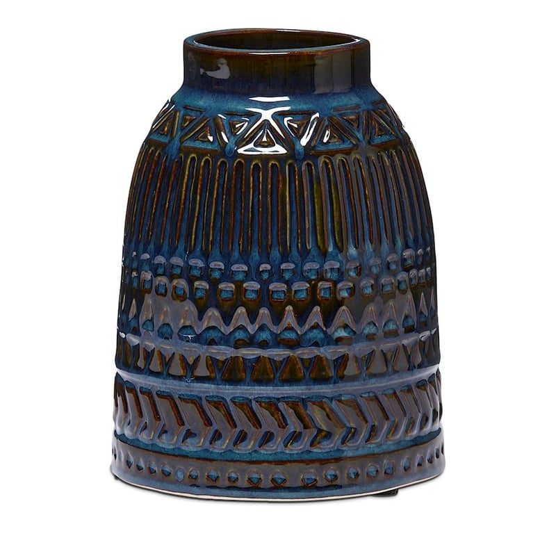 Tasca Blue & Brown Vase