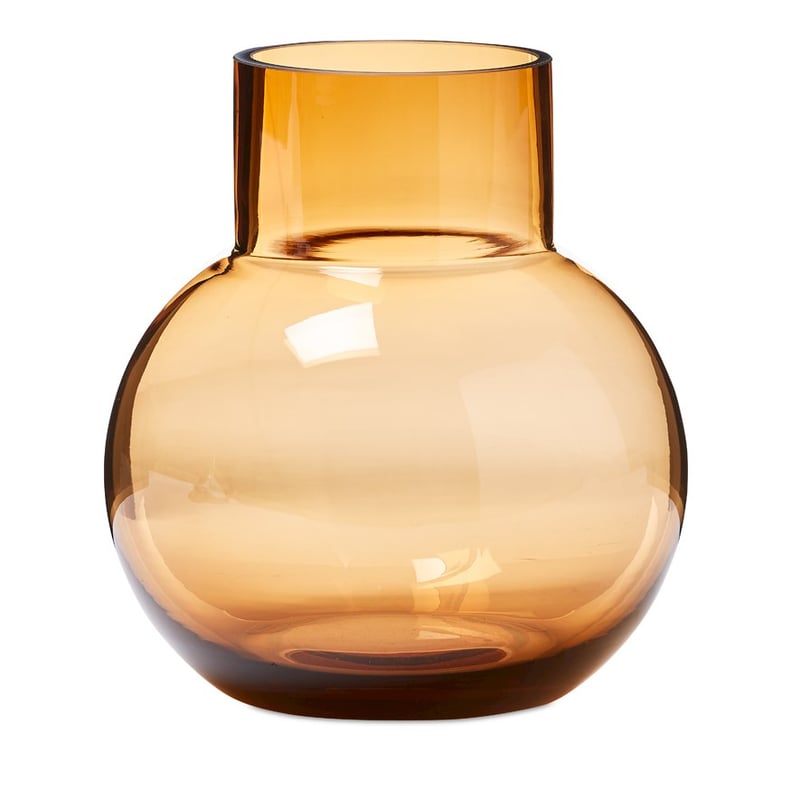 Balloon Dark Amber Glass Vase