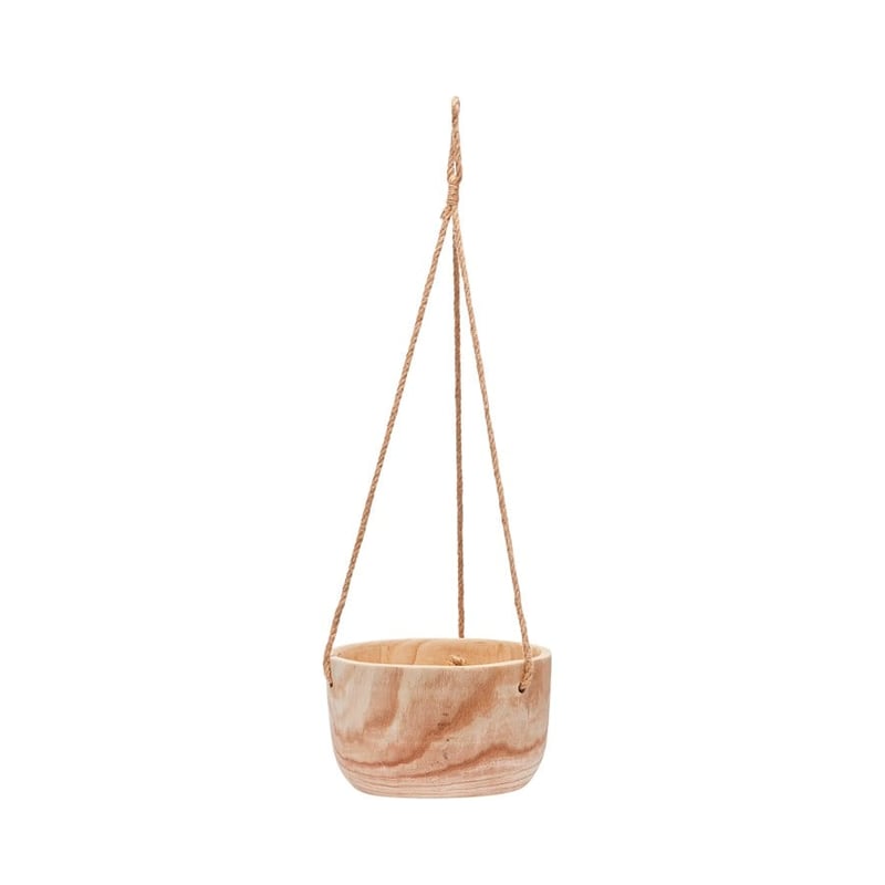 Samson Natural Timber Hanging Pot