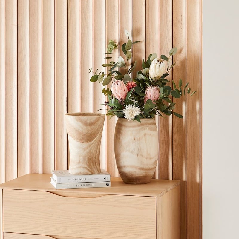 Samson Round Natural Vase