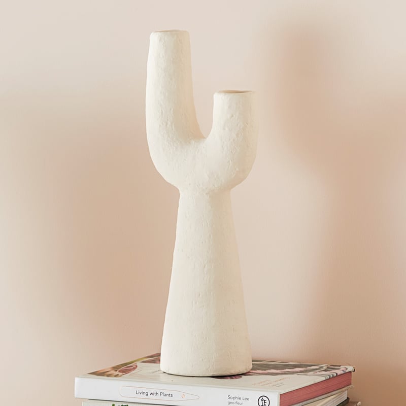 Abstract White Vase
