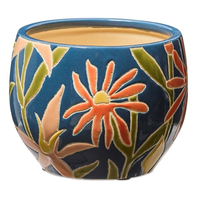 Botanist Floral Navy Pot