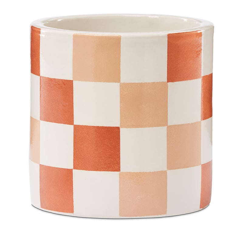Chequer Copper Check Pot