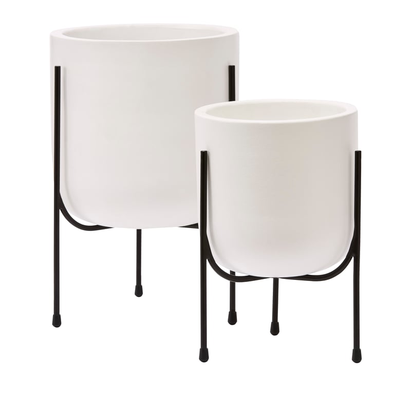 Palma White Plant Stand
