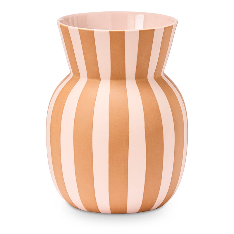 Picasso Pink Terracotta Stripe Vase