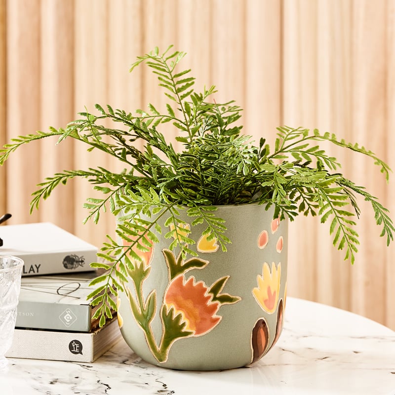 Summer Flowers Floral Pot