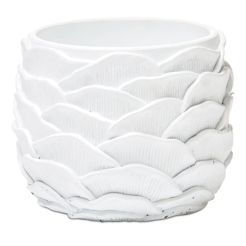Oyster White Shell Pot 