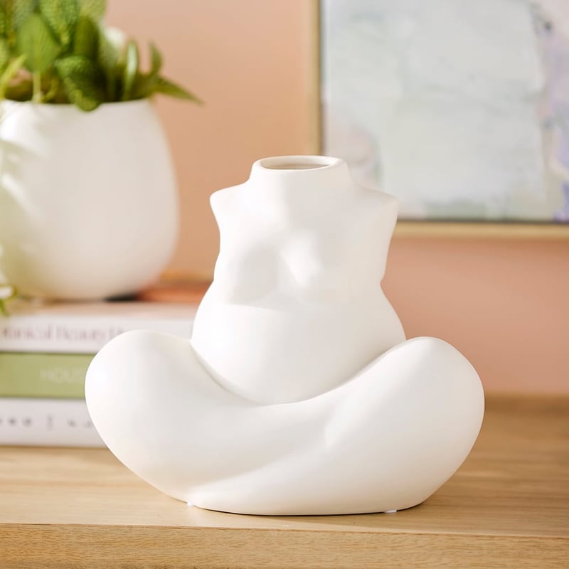 Body White Vase