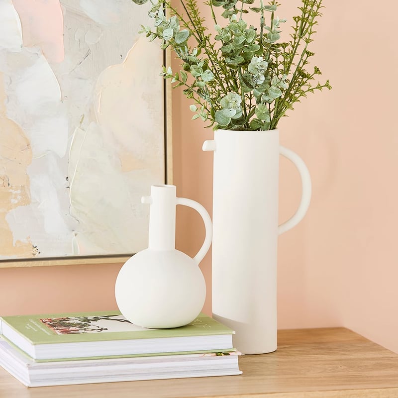 Spout White Vase 