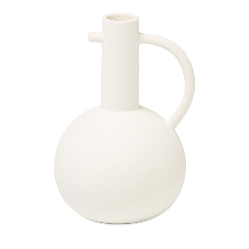 Spout White Vase 