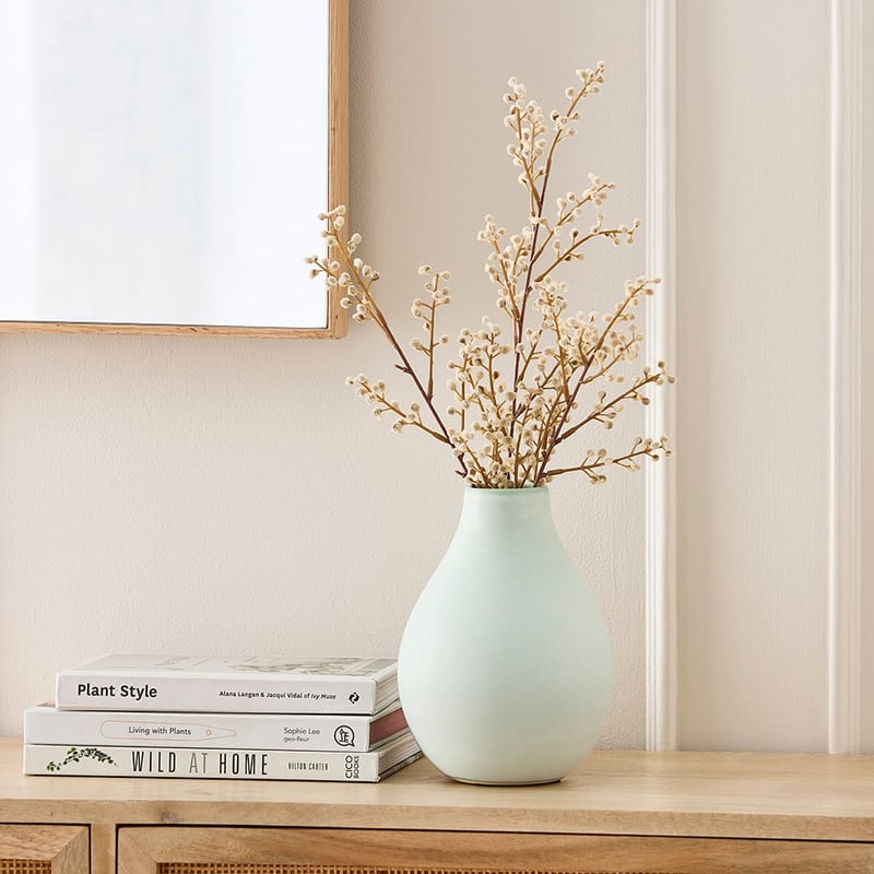 Teardrop Blue Mist Vase