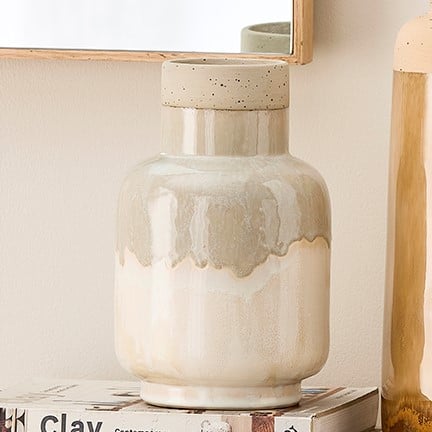 Mist Reactive Grey Vase