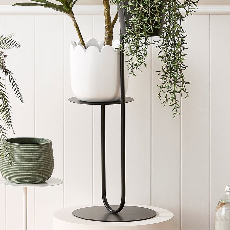 Madrid Black Plant Stand 