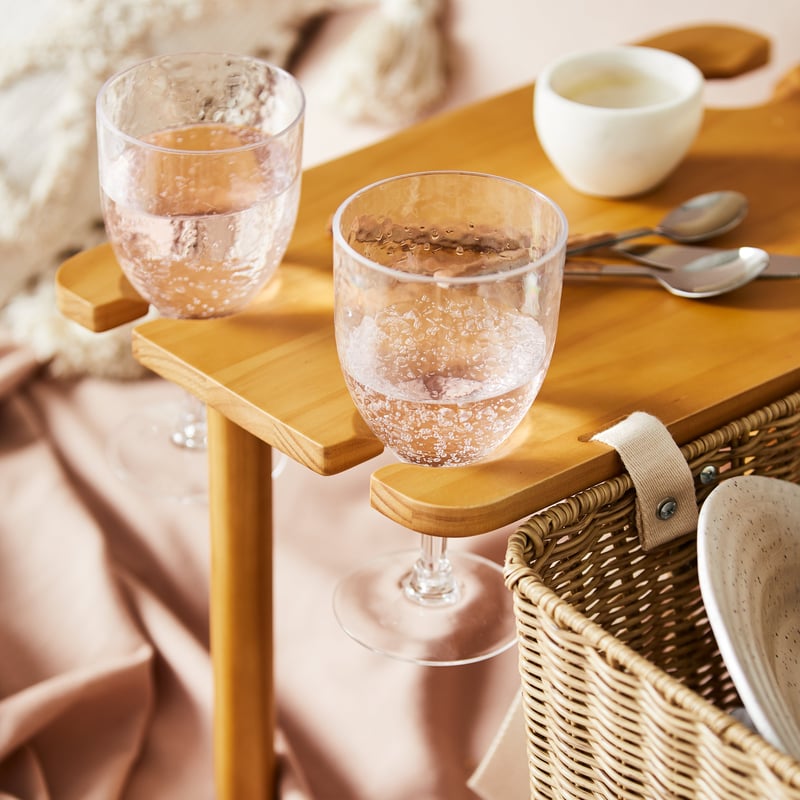 Harlow Natural Picnic Basket