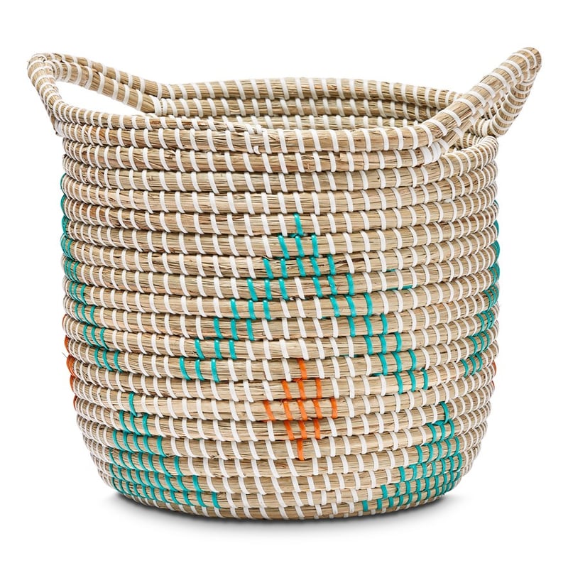Aurora Natural Multi Aztec Basket