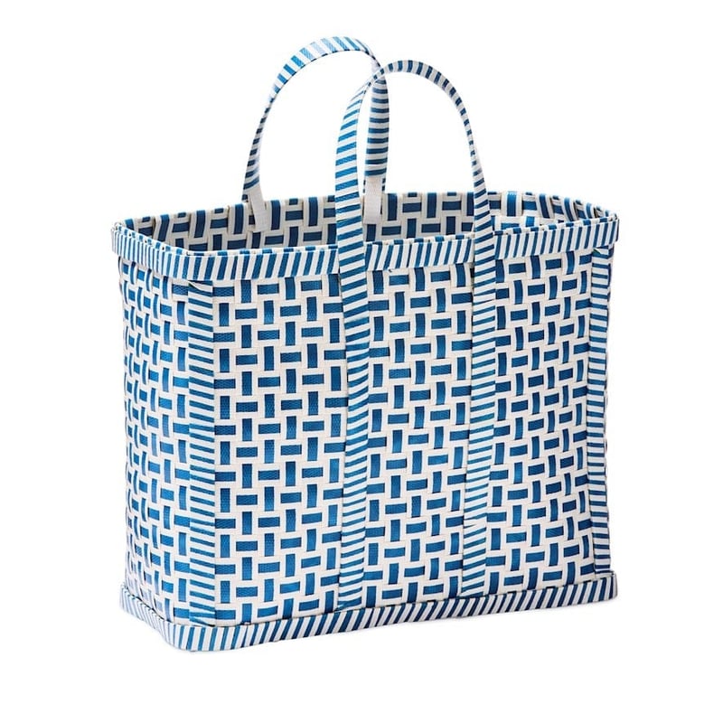 Breeze Blue & White Basket