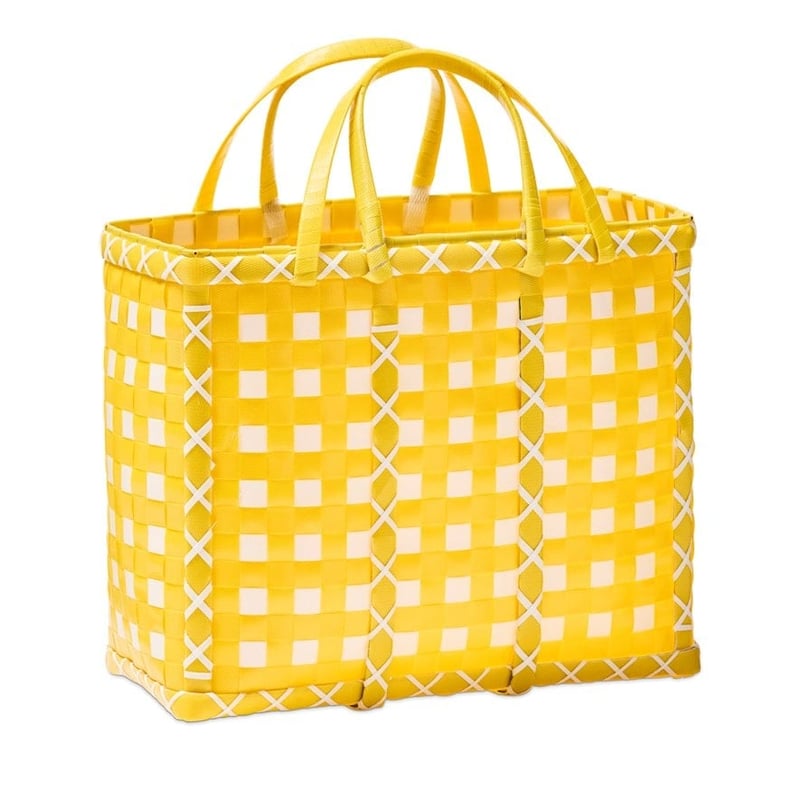 Breeze Yellow and White Basket