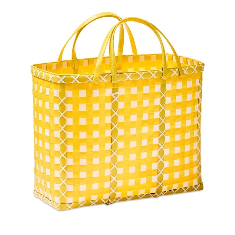 Breeze Yellow and White Basket