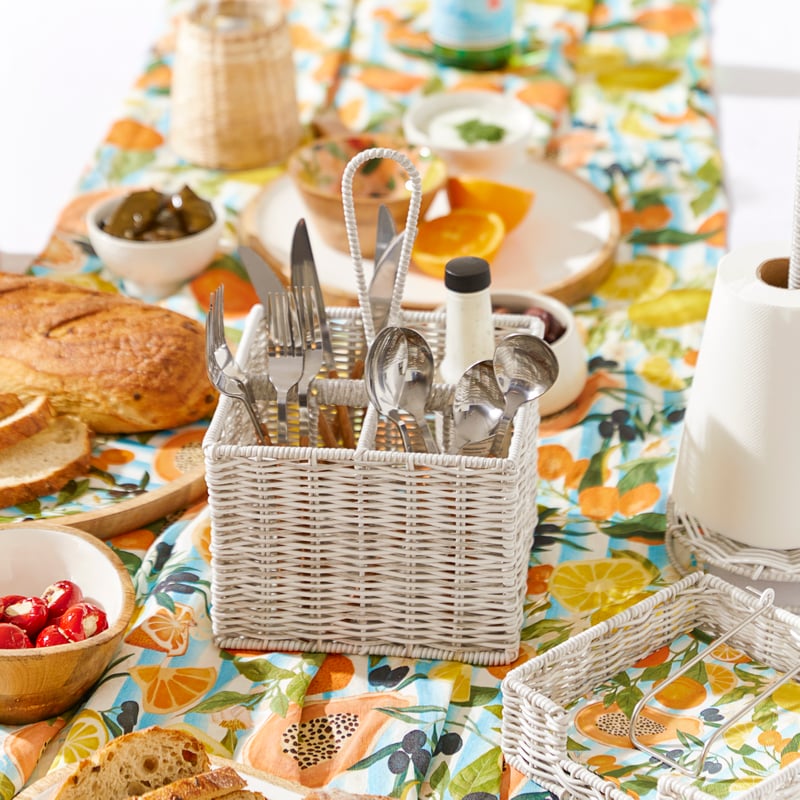 Harlow White Wash Table Utensils