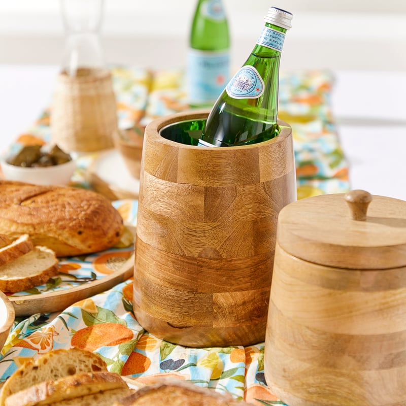 Blanco Timber Natural Bottle Holder